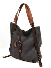 Casual Canvas Shoulder Bag Backpack