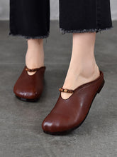 Vintage Leather Soft Sandals