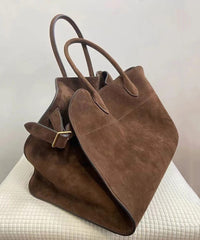 Brown Large Capacity Capacity Handbag AD1128