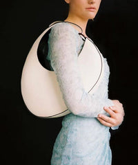 Brown Versatile Oval Large Capacity Shoulder Bag