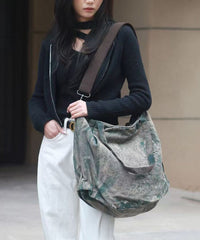 Casual Large Capacity Canvas Crossbody Bag