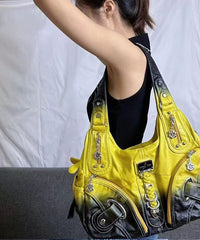 European And American Tie Dyed Gradient Satchel Bag Handbag