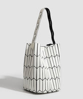 Japanese Fashion Geometric Diamond Grid Shoulder Bag