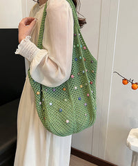 Large Capacity Beige Versatile Satchel Bag Handbag