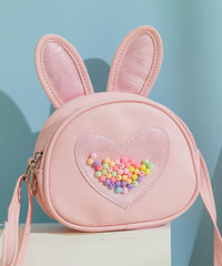 Fashionable Cartoon Rabbit Ear Kids Crossbody Bag