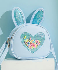 Fashionable Cartoon Rabbit Ear Kids Crossbody Bag