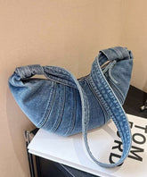 Japanese Blue Bag Versatile Light Denim Hobo New