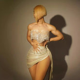 Sequin Short Skirt - Nightclub Party Dress