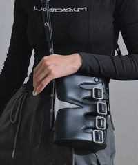 Original Design Fashion Leather Button Decorated Crossbody Bag