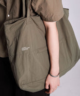 Capacity Grayish Green Simple Satchel Handbag Large Bag