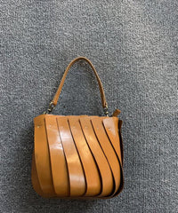 Green Patchwork Calf Leather Messenger Bag