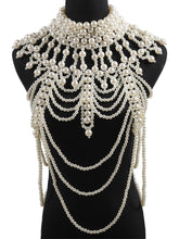 Simulated Pearl Body Chain