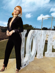 BERESHEET Velvet Jumpsuit