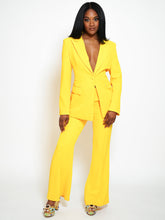212 Blazer & Pants Set in Yellow