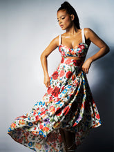 LA REPUBLIQUE Floral Top + Maxi Skirt Matching Set