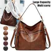 Bag PU Crossbody Leather Shoulder Hobo Tote