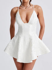 Halter-Neck Short Skirt Dress