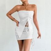 Strapless And Body-Hugging Dress