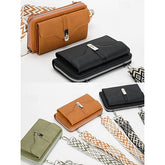 Crossbody Faux Geometric Bag Pattern with Leather