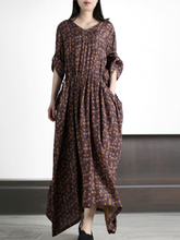 Crazy Style Loose Round Neck A-line Dress