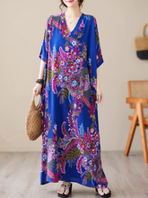 Feel My Love Casual Pattern Kaftan Dress