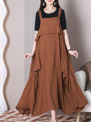 Like A Dream Round Neck A-line Dress