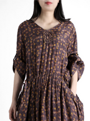 Crazy Style Loose Round Neck A-line Dress