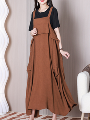 Like A Dream Round Neck A-line Dress