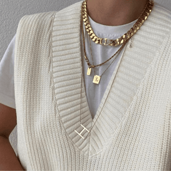 Shanika Knit Oversized Vest