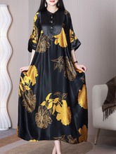 Beauty Queen Stand Collar A-line Dress