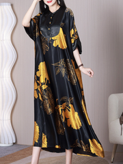 Beauty Queen Stand Collar A-line Dress