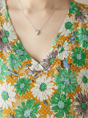 Take My Soul Cotton Bohemian Floral Kaftan Dress