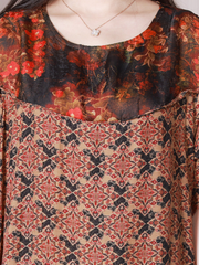 Sound Of Love Round Neck A-line Dress