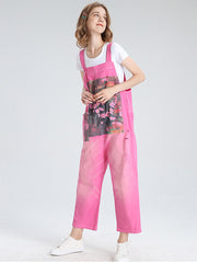 Right Into Your Heart Cotton Overalls