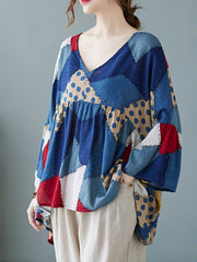 Cotton Multicolor Printed Top