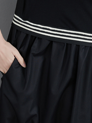 You're In My Heart Cotton Round Neck A-line Dress