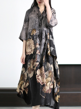 Got My Love Loose V-neck A-line Dress