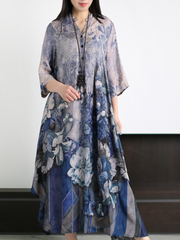 Got My Love Loose V-neck A-line Dress