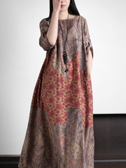 Dancing In The Rain Loose A-line Dress