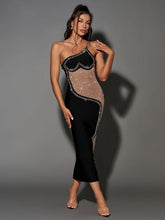 Everleigh Pearl Rhinestone Bandage Dress