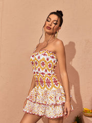 Judson Strapless Ruffle Mini Dress