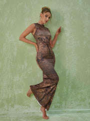 Keiko Printed Maxi Dress