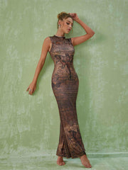 Keiko Printed Maxi Dress