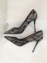 Pointed Toe Lace Heels