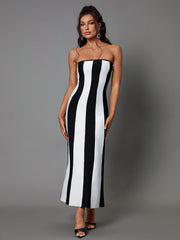 Vashti Strapless Bandage Maxi Dress