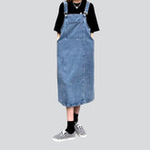 Women's overall dress with suspenders