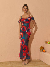 Yori Spaghetti Printed Maxi Dress