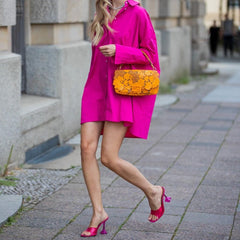 Moonchild Perspex Square Toe Heeled Sandals