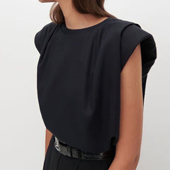 Madison Padded Shoulder Top
