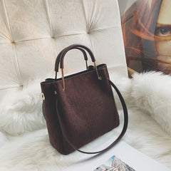Kavaya Suede Shoulder Bag